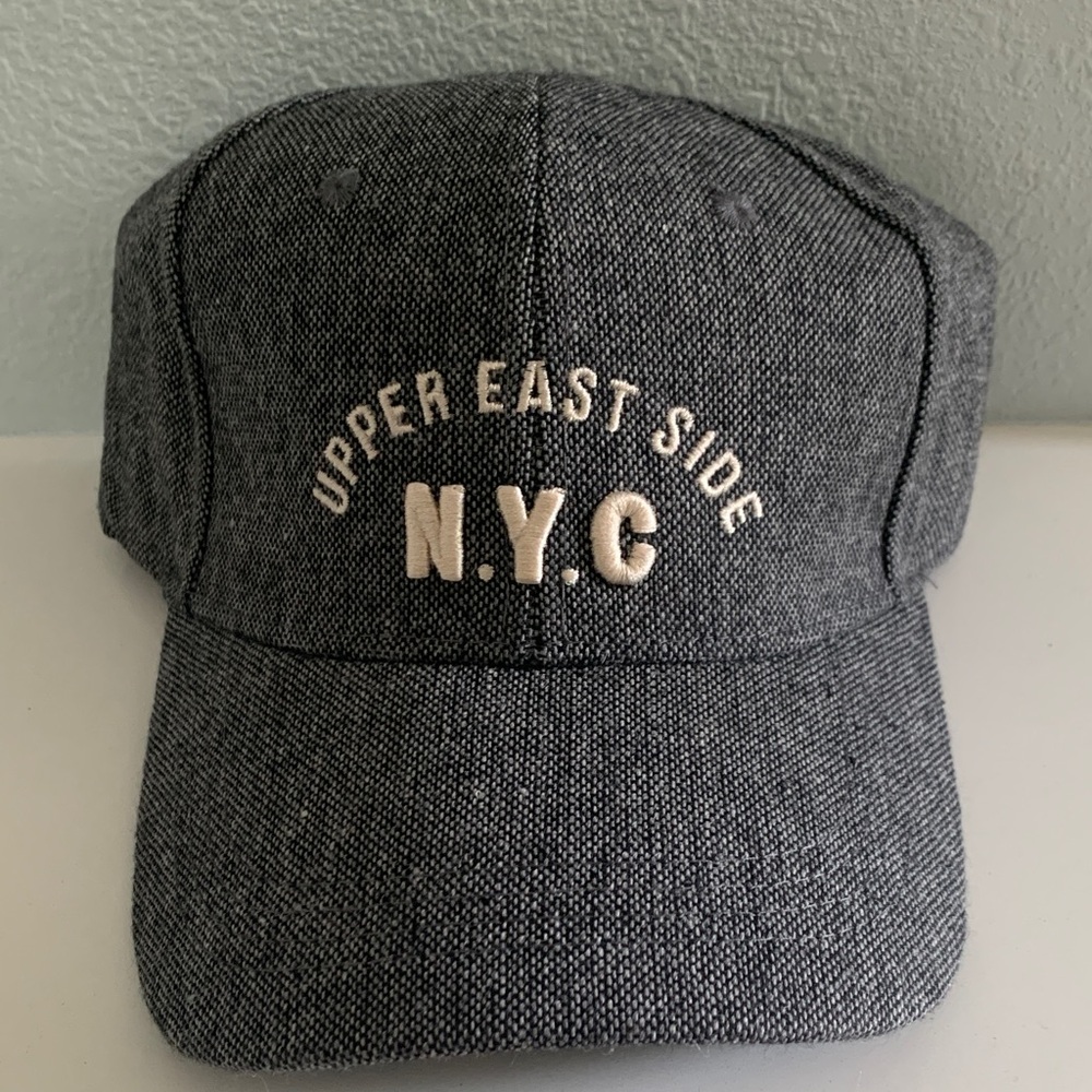 Kelly & Katie Charcoal N.Y.C Embroidered Cap